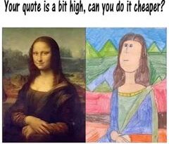 Mona Lisa Zeichnung